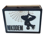 Skarbonka, dla dziecka, Spiderman, imię, prezent 