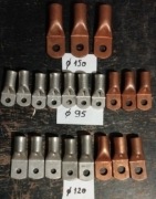 Końcówki kablowe , rurkowe zaciskane , miedziane.