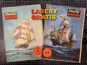 2x Mały Modelarz - Santa Maria + Mayflower