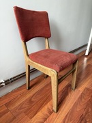 Krzesło typ 296 B Motylek Rajmund Hałas Prl vintage Chierek 366 Zajączek