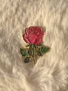 Przypinka/pin broszka róża