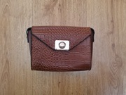 Torebka brązowa imitacja korkodyla