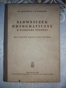 Słownik ortograficzny z zasadami pisowni Jodłowski