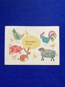 Maria Uszacka Pocztówka Wielkanoc 1961