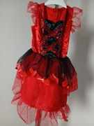 Strój przebranie dla dziewczynki diablica sukienka r.92