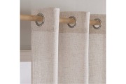 2 Pack Zasłony 140x245cm. Lniane 30%. Półprzezroczyste Na Przelotkach