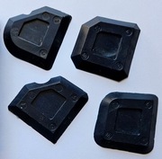 Kostki do Rozprowadzania Silikonu Akryli Tytan Professional 4szt.