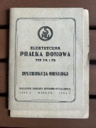 INSTRUKCJA OBSŁUGI - PRALKA DOMOWA TYP FA I FB - FRANIA