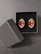 Spinki do koszuli mankietów AC Milan nowe Prezent Szybka wysyłka