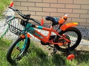 ROWEREK 16 CALI  DLA CHŁOPCA BABITU ZE BŁOTNIKAMI I KOSZYKIEM