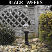 Lampy ogrodowe - Dymne Kule - wys.57 lub 79cm. Komplet 6 szt.-  BLACK WEEKS
