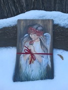 "Anioł karminowych róż"