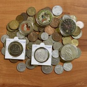 Zestaw ponad 100 Starych Monet Polska IIRP Traugutt Kanadyjski Liść Klonowy