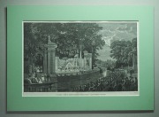 Warszawa Łazienki Teatr  Krzyżanowski drzeworyt Ojców