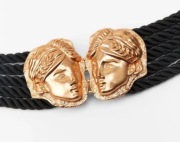 Nowy pasek ZARA 80 z piekna antyczna klamra vintage