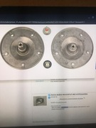 Piasta bębna do pralki Whirlpool/Indesit 2 szt.