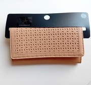 Duzy ażurowy porfel Primark Atmosphere, bigiel, nowy