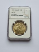 10 zł  PIŁSUDSKI   1939    NGC  MS 63 (piękna)  !!!