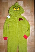 14^ The Grinch strój przebranie piżama 6/7 Lat_ 116/122 cm  