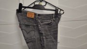 Spodnie Levis 712 slim r. 28/30 pas 76 cm Levi's szare