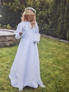 Alba, bolerko,wianek, rękawiczki, torebka dla dziewczynki  rozmiar. 146 