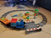 Duży zestaw klocków Lego Duplo 10810 Ciuchcia pociąg tory