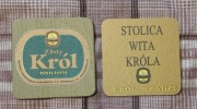 Podstawki historyczne pod piwa polskie (2szt.) - cena za obie