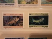 Mauretania  1986   Mi 899-90  ryby  seria  idealna