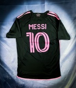 (S) Lionel Messi 23/24 Inter Miami Nowa Czarna Koszulka Piłkarska Sportowa