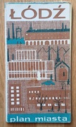 Łódź: plan miasta - stara mapa 1979