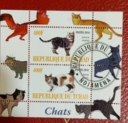 !!! KOTY I PSY...ZESTAW 5 BLOCZKÓW...KASOWANE*!!!