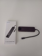 Koncentrator USB HUB Lemorele TC39 adapter 9w1 Gigabit Ethernet 100 W