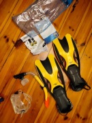 CRANE ZESTAW DO SNORKELINGU / NURKOWANIA MASKA, FAJKA ,PŁETWY 37-41