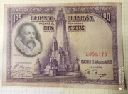 Hiszpania 100 peset 1928