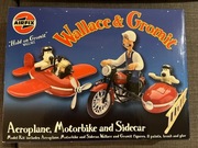 AIRFIX Wallace & Gromit : samolot i motocykl