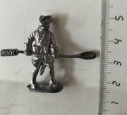 Stary metalowy żołnierzyk z lat 50-60
