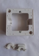 Puszka natynkowa  pojedyncza Hager-Berker S1 biała - nowy