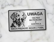 Wyjątkowe tabliczki uwaga zły pies duży wybór doberman, amstaff owczarek