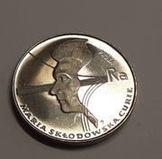 PRÓBA Nikiel. 100 zł, 1974. SKŁODOWSKA-CURIE.