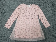 Rozm 128 NOWA sukienka z długim rekawem dla dziewczynki 