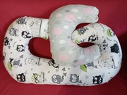 Poduszki ciążowe rogale: do karmienia i do spania