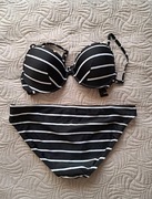 Damski kostium kąpielowy B strój dwuczęściowy push up M L