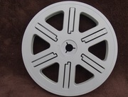 Szpula 15,8 cm na taśma filmowa S.8 otwór na trzpień 12,7mm PUSTA