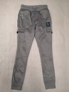 Szare spodnie dresowe dresy joggery bojówki Beck&Hersey 36