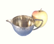 Mlecznik metalowy Art deco KALLMEYER & HARJES METALLWARENFABRIK