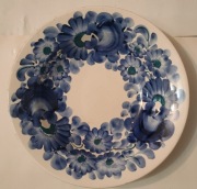 Zestaw fajansu Włocławek 5 elementów ręcznie malowane 