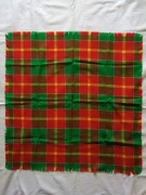 Chusta w kratę duża o wym. 80x80 cm