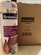 Farba spray Śnieżka 6 szt efekt miedzi do dekoracji świątecznych