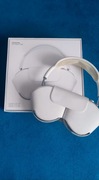 Oryginalne Apple Airpods Max w bardzo dobrym stan srebrne Zestaw faktura