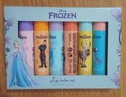 BALSAM POMADKA OCHRONNA DO UST DLA DZIECIFROZEN KRAINA LODU ZESTAW 6 sztuk